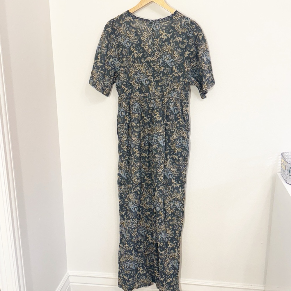 SUNDANCE Paisley Daybreak Jumpsuit New! size Medium - Picture 6 of 6
